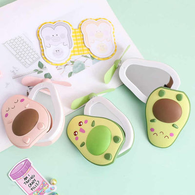 USB Rechargeable 500mAh Mini Handheld Fan With LED Colorful Lights