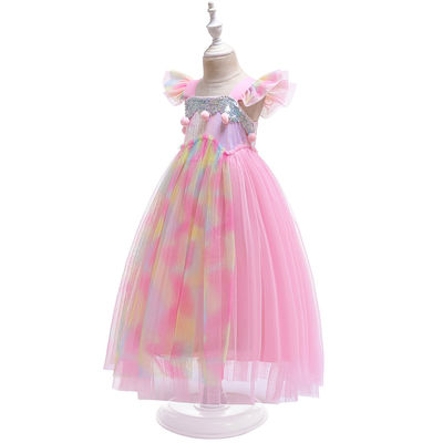 4세 아기를 위한 미인 대회 Tutu Tulle Princess 드레스
